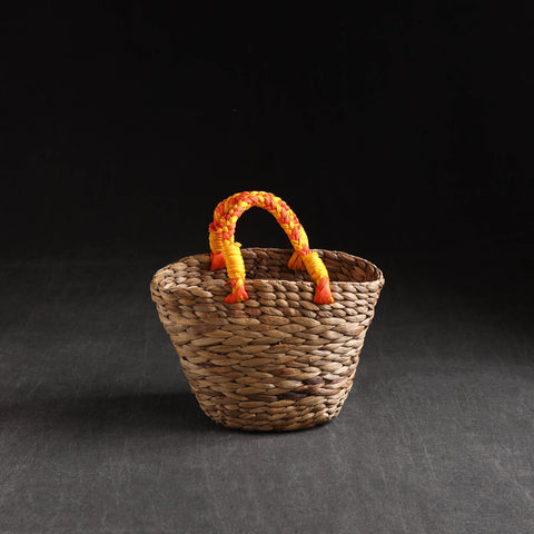 Brown - Handcrafted Organic Water Hyacinth Magnificent Basket