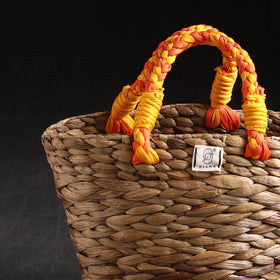 Brown - Handcrafted Organic Water Hyacinth Magnificent Basket