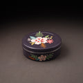 Floral Handpainted Enamelware Stainless Steel Masala Box (7 x 7 in) 07