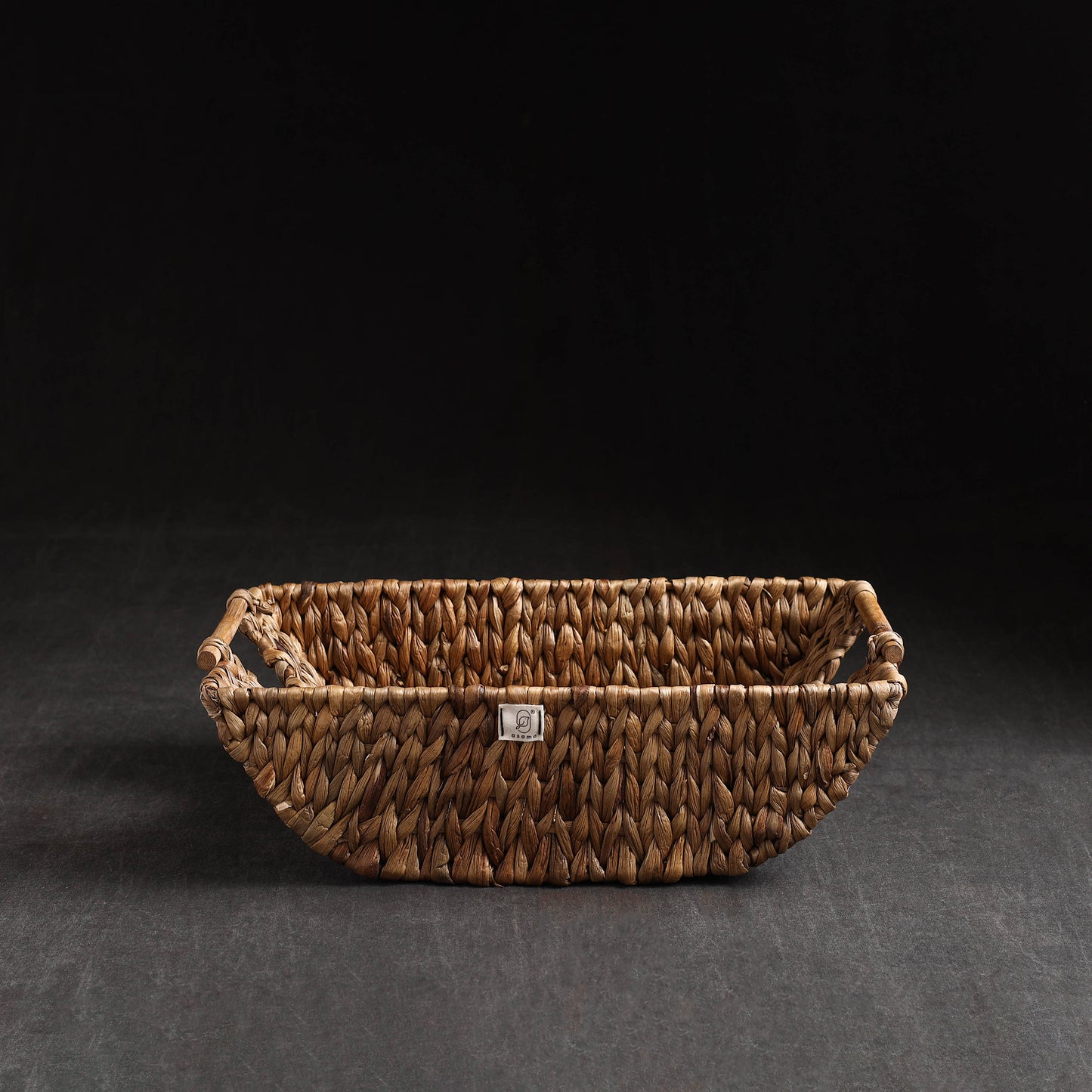 Brown - Handcrafted Organic Water Hyacinth Multipurpose Boat Basket