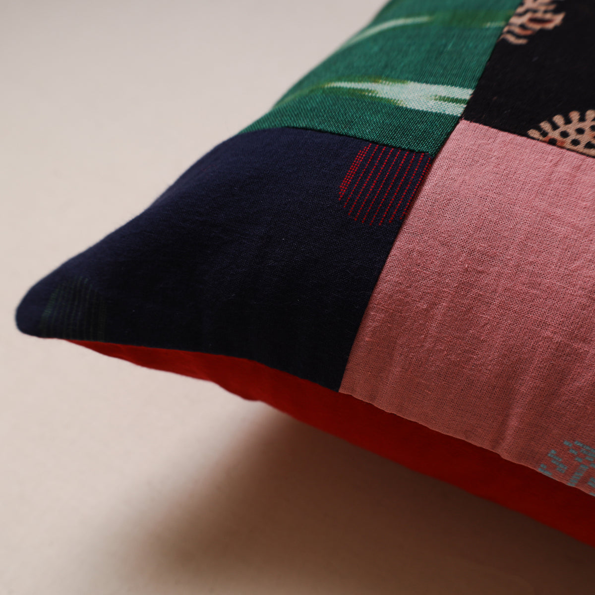 Patchwork Cushion Cover (16 x 16 in) 28