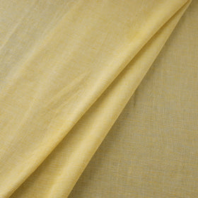 Yellow Prewashed Cotton Jacquard Fabric
