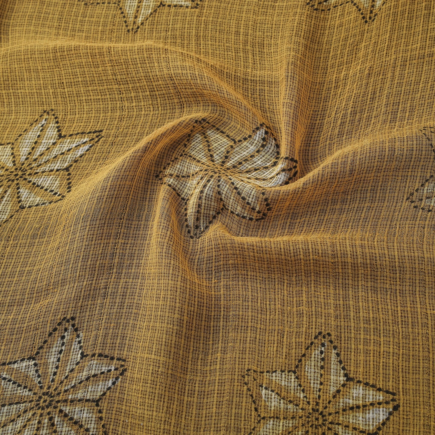 Akola Hand Block Print Kota Doria Cotton Fabric 44