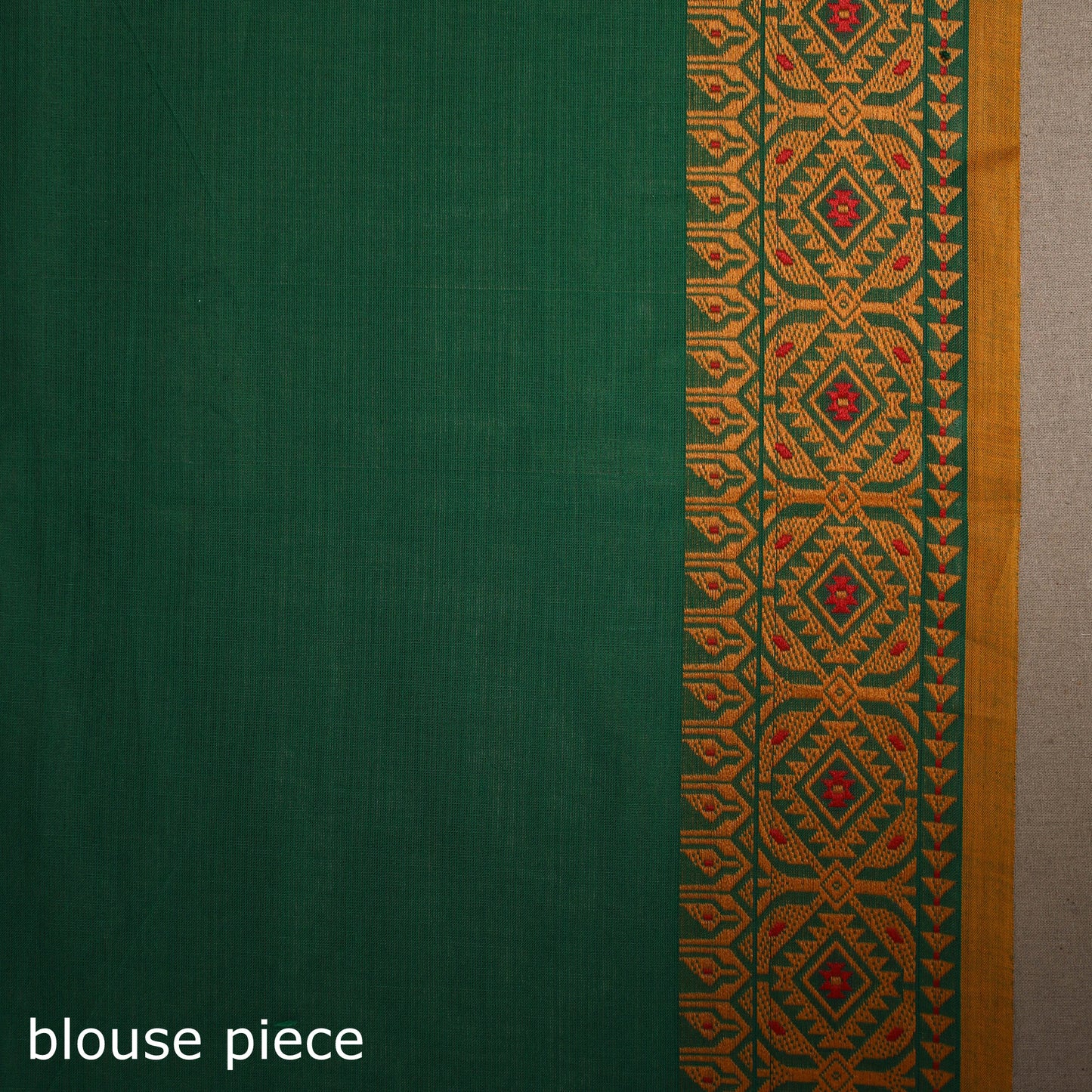 Green - kandangi chettinad cotton saree with border 82