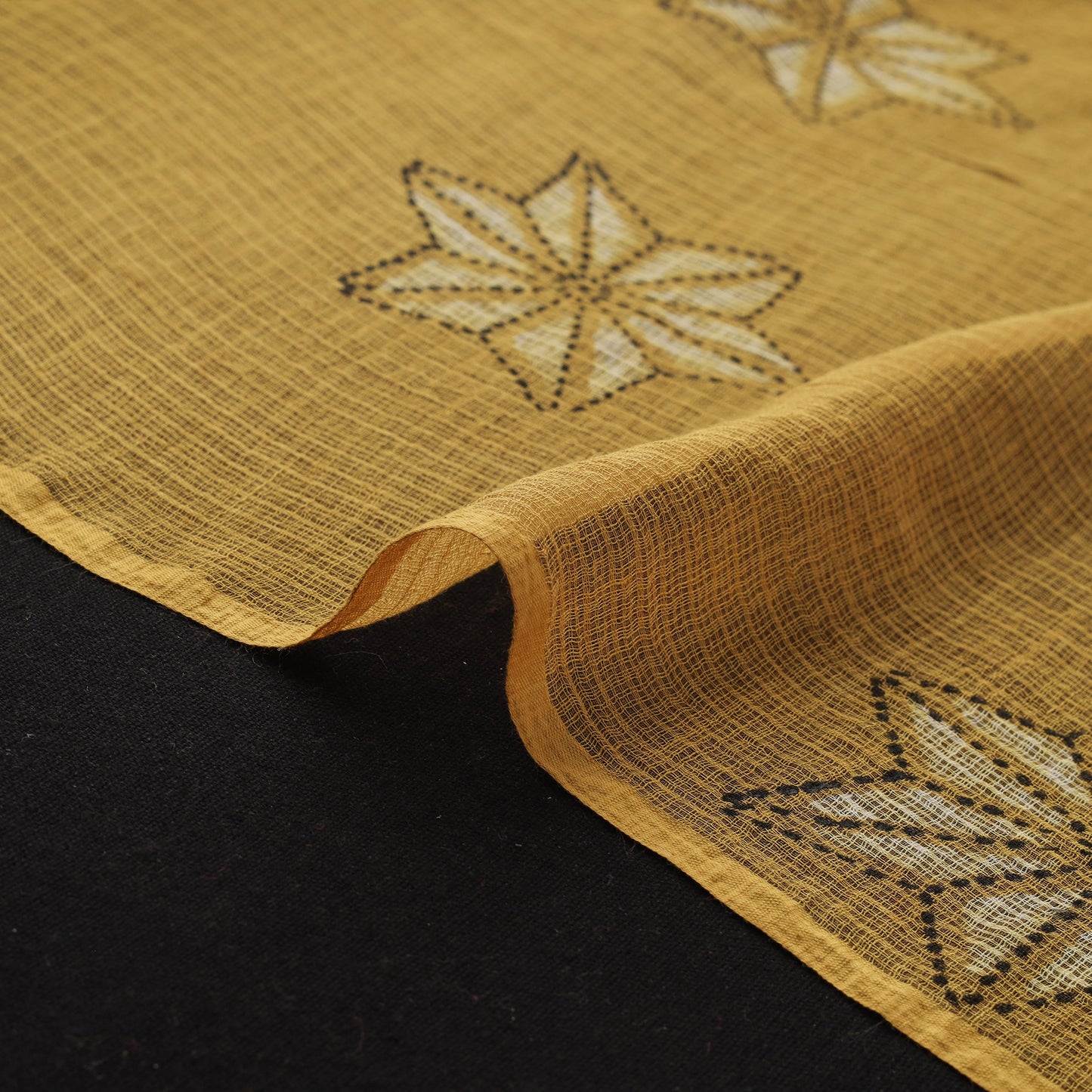 Akola Hand Block Print Kota Doria Cotton Fabric 44