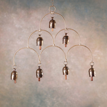 Kutch Copper Coated 7 Bell Mountain Chimes