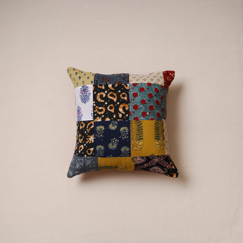 Patchwork Cushion Cover (16 x 16 in) 34