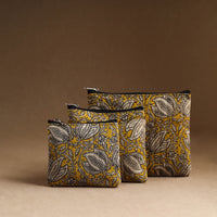 Set of 3 - Handmade Cotton Utility Pouches 16