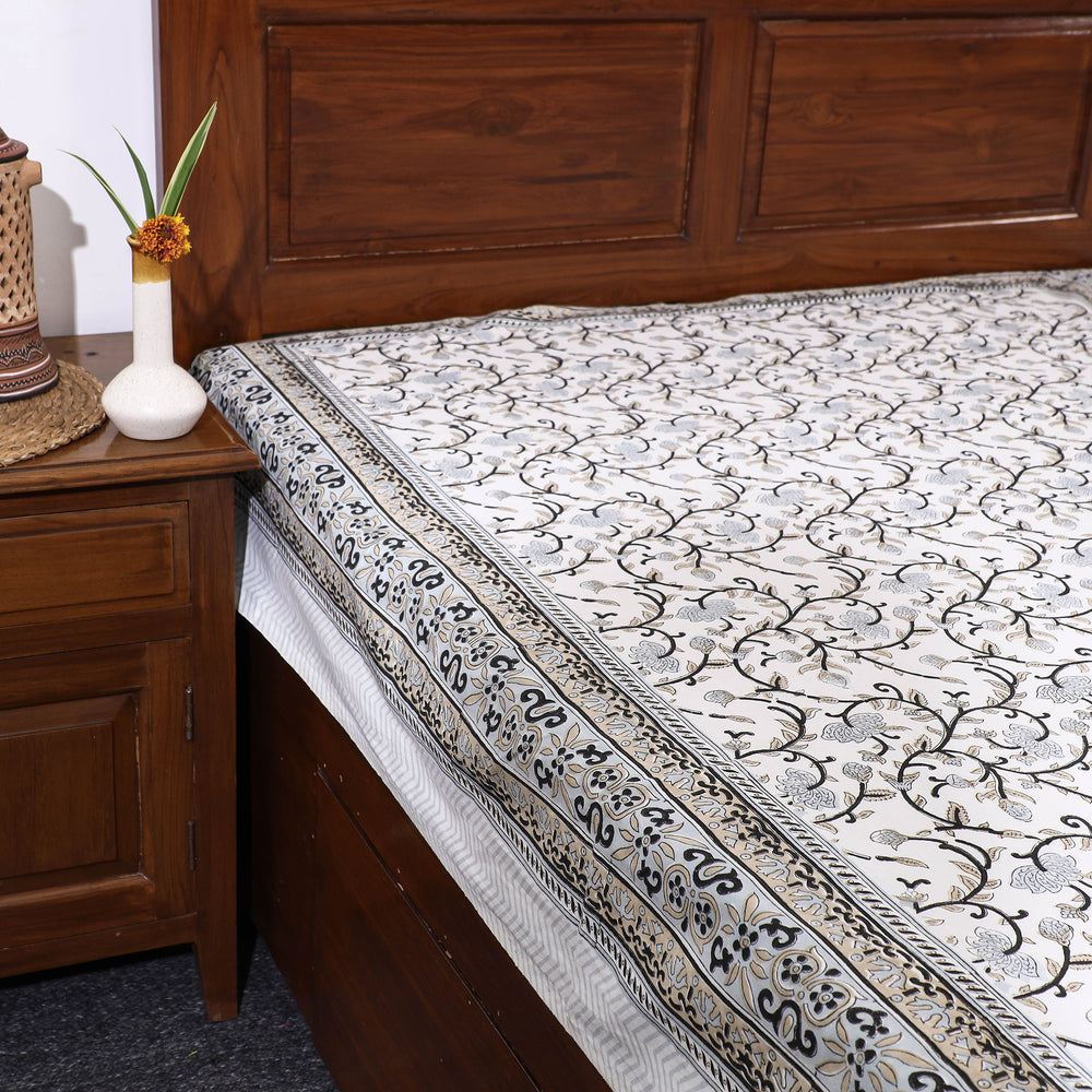 sanganeri single bed cover