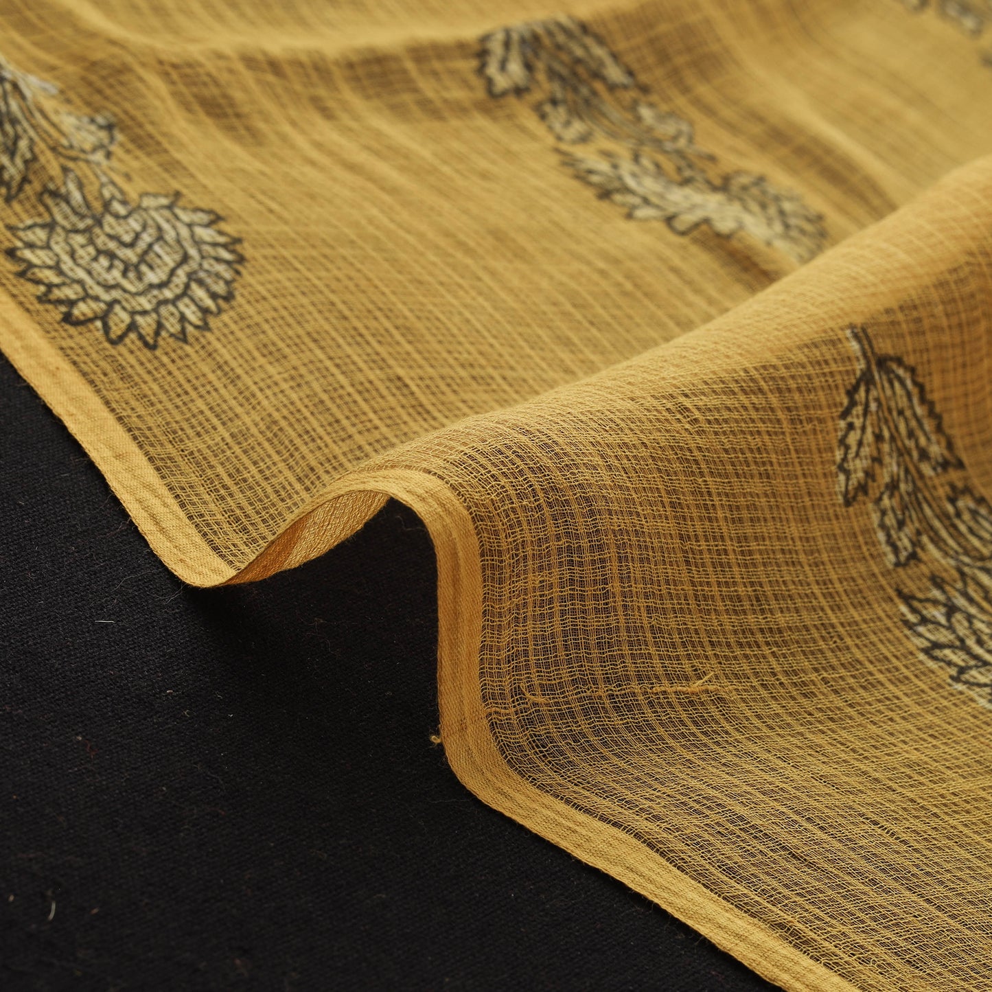 Akola Hand Block Print Kota Doria Cotton Fabric 46