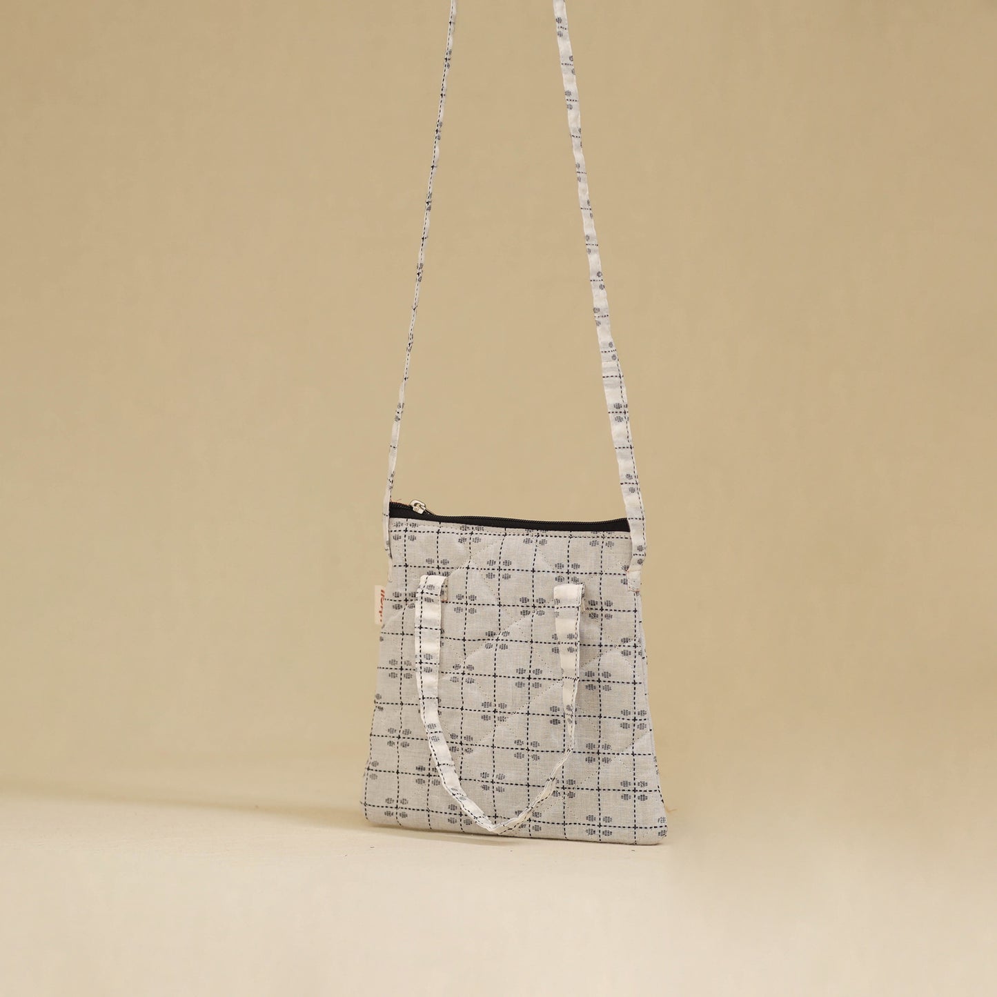 Handcrafted Quilted Sling Bag 34