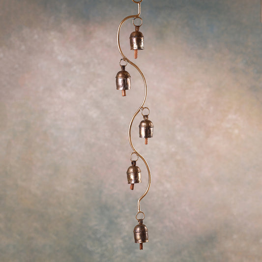Kutch Copper Coated 5 Bell Climber Chimes