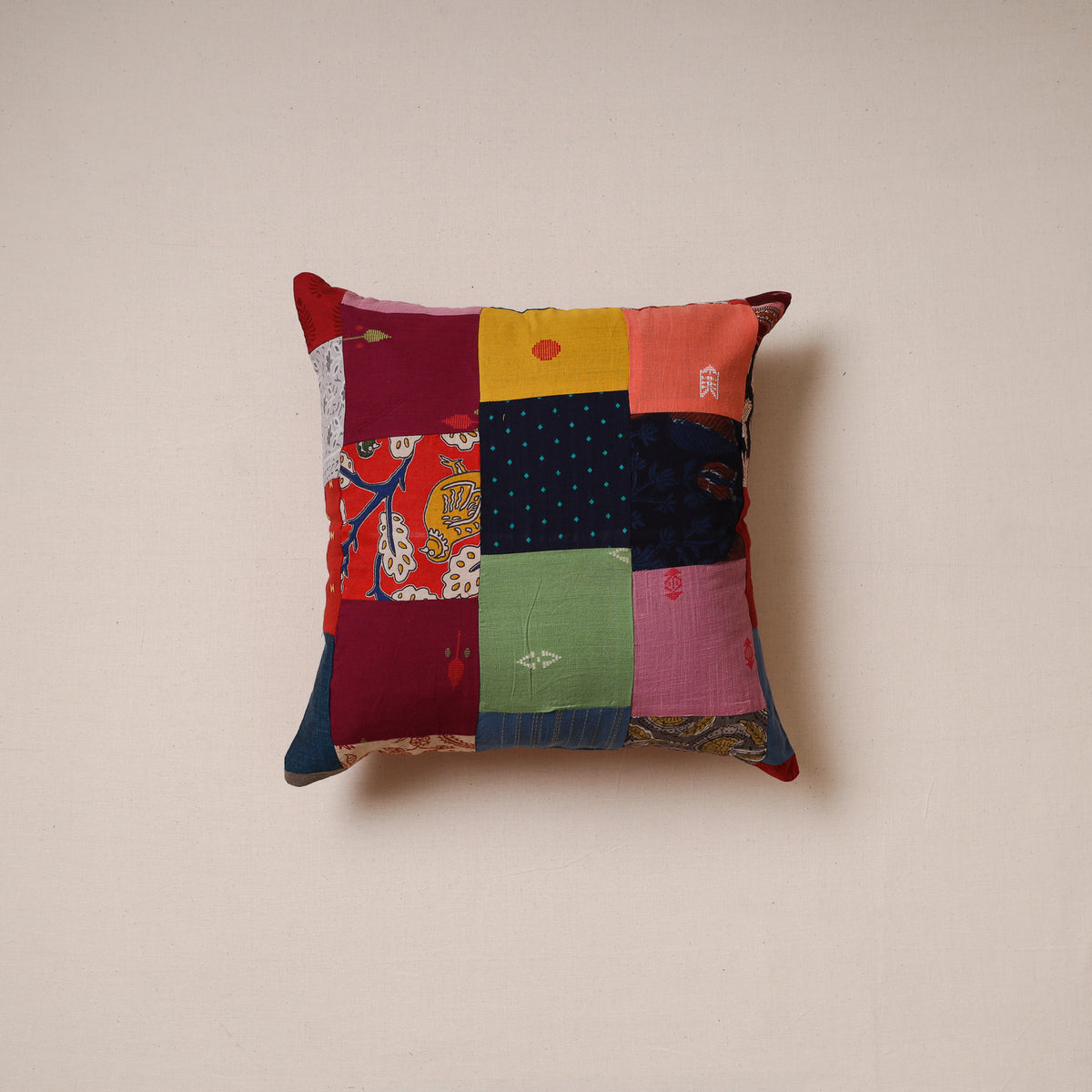 Patchwork Cushion Cover (16 x 16 in) 36