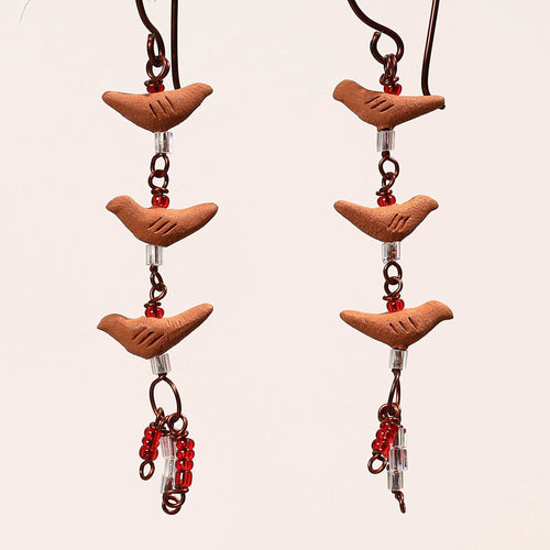 terracotta earrings