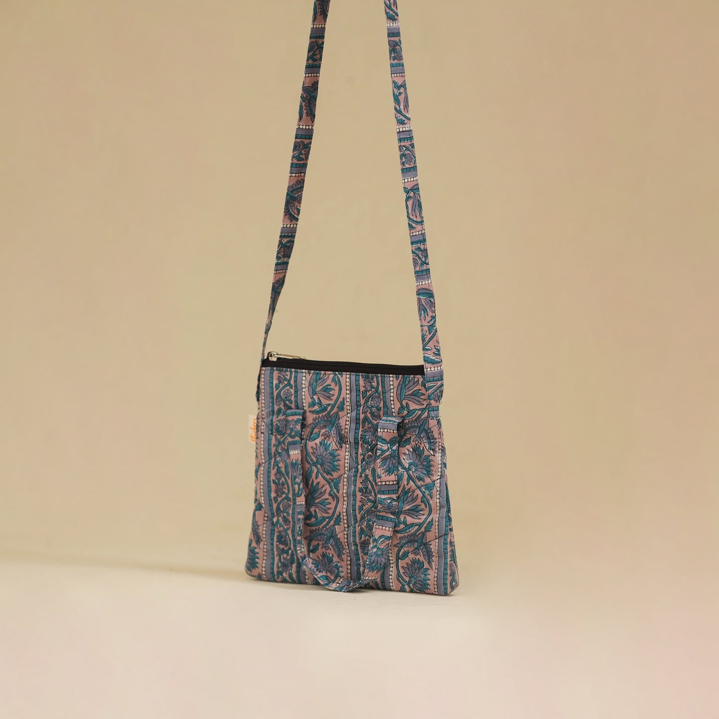 Handcrafted Quilted Sling Bag 35