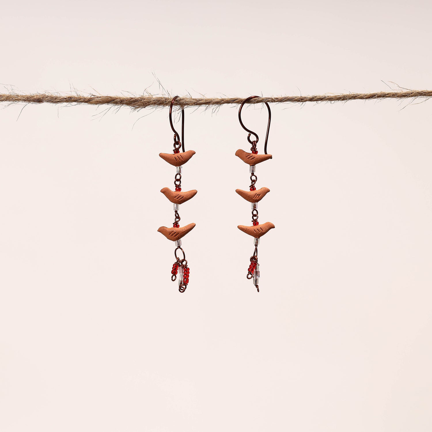 terracotta earrings