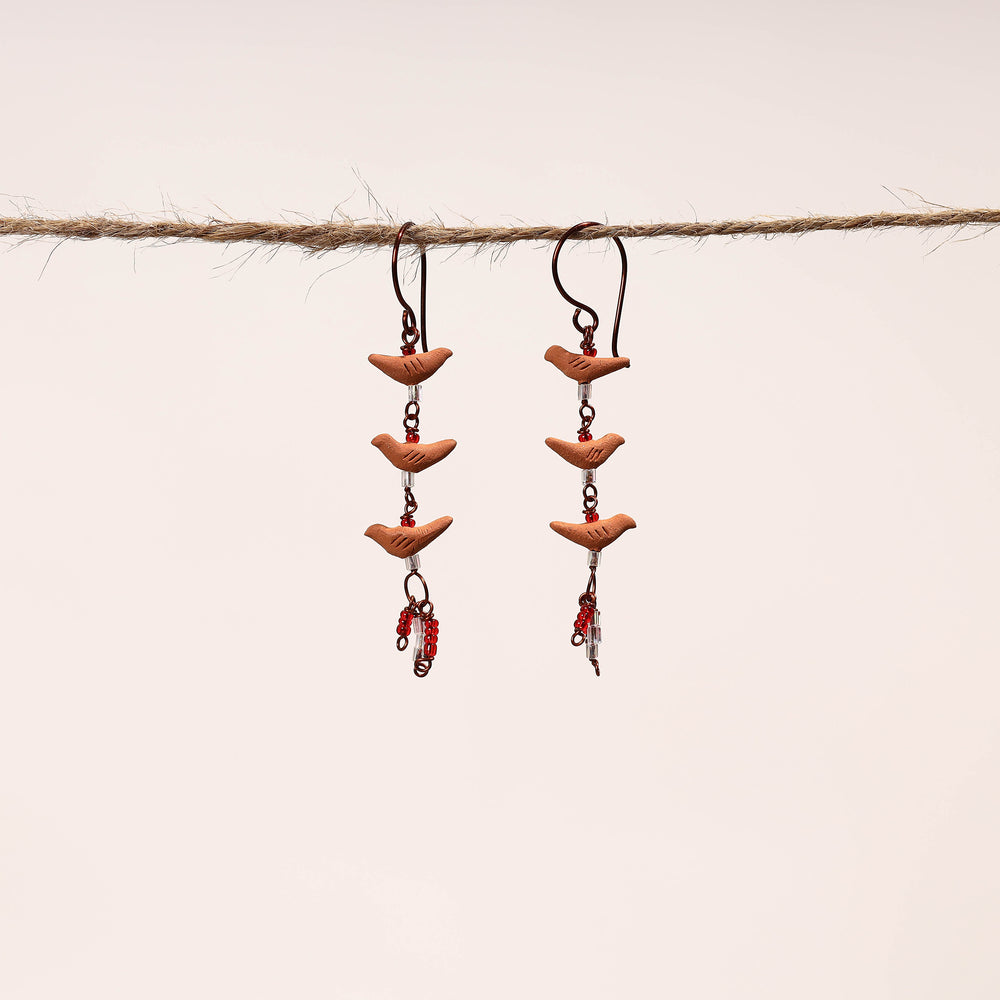 Terracotta Clay Handmade Earrings