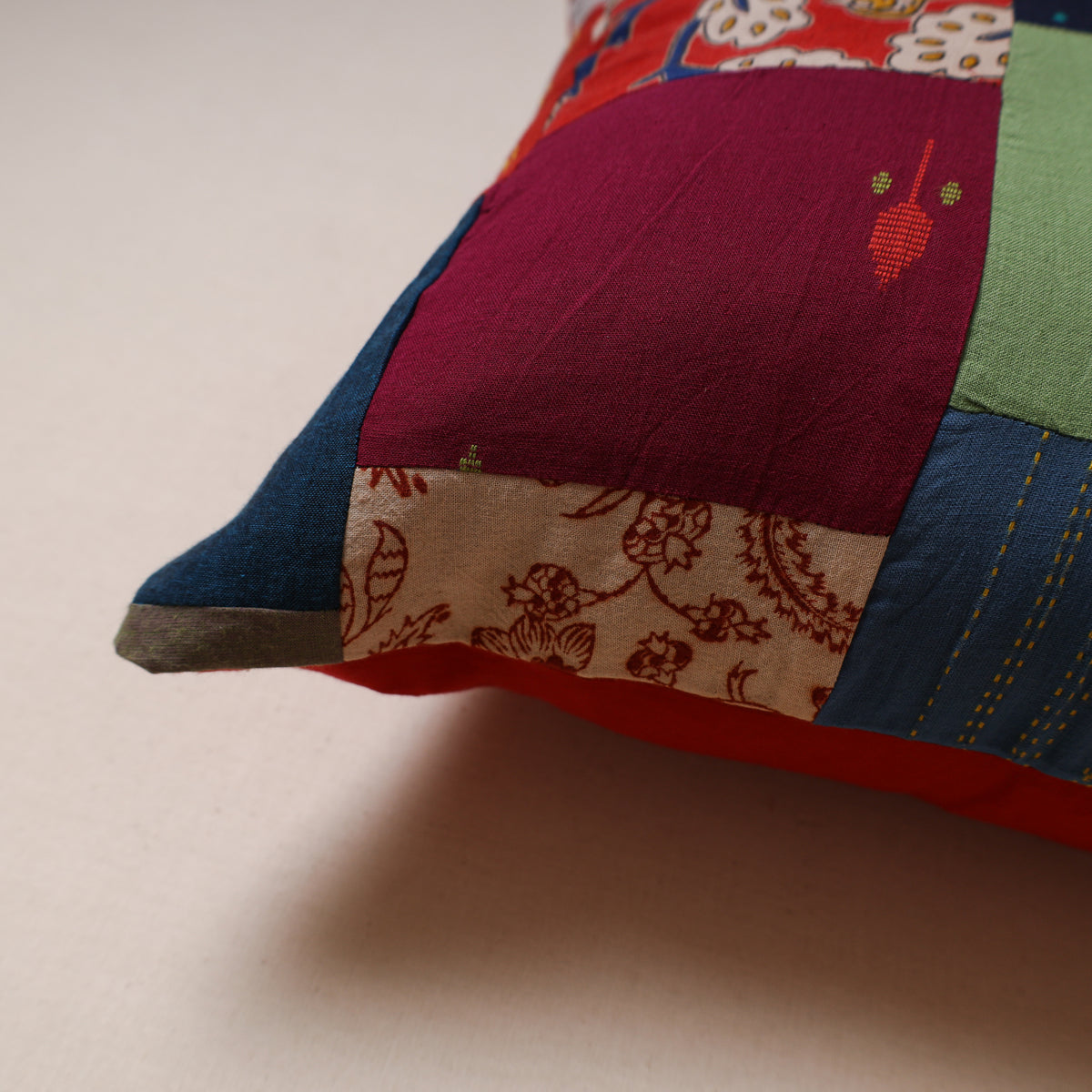 Patchwork Cushion Cover (16 x 16 in) 36