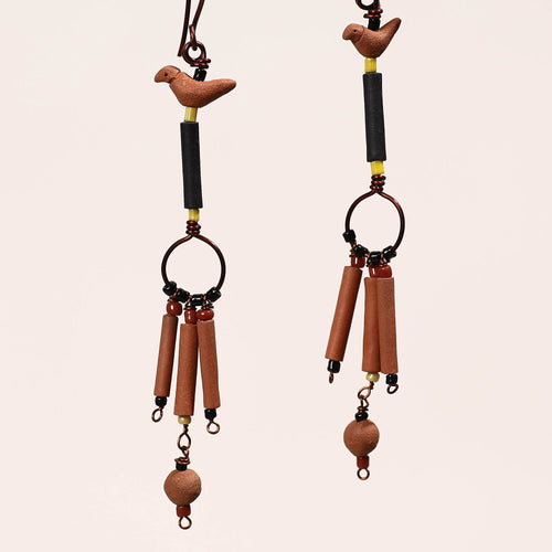 terracotta earrings