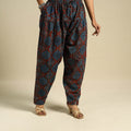 Blue Block Print Cotton Ajrakh Salwar