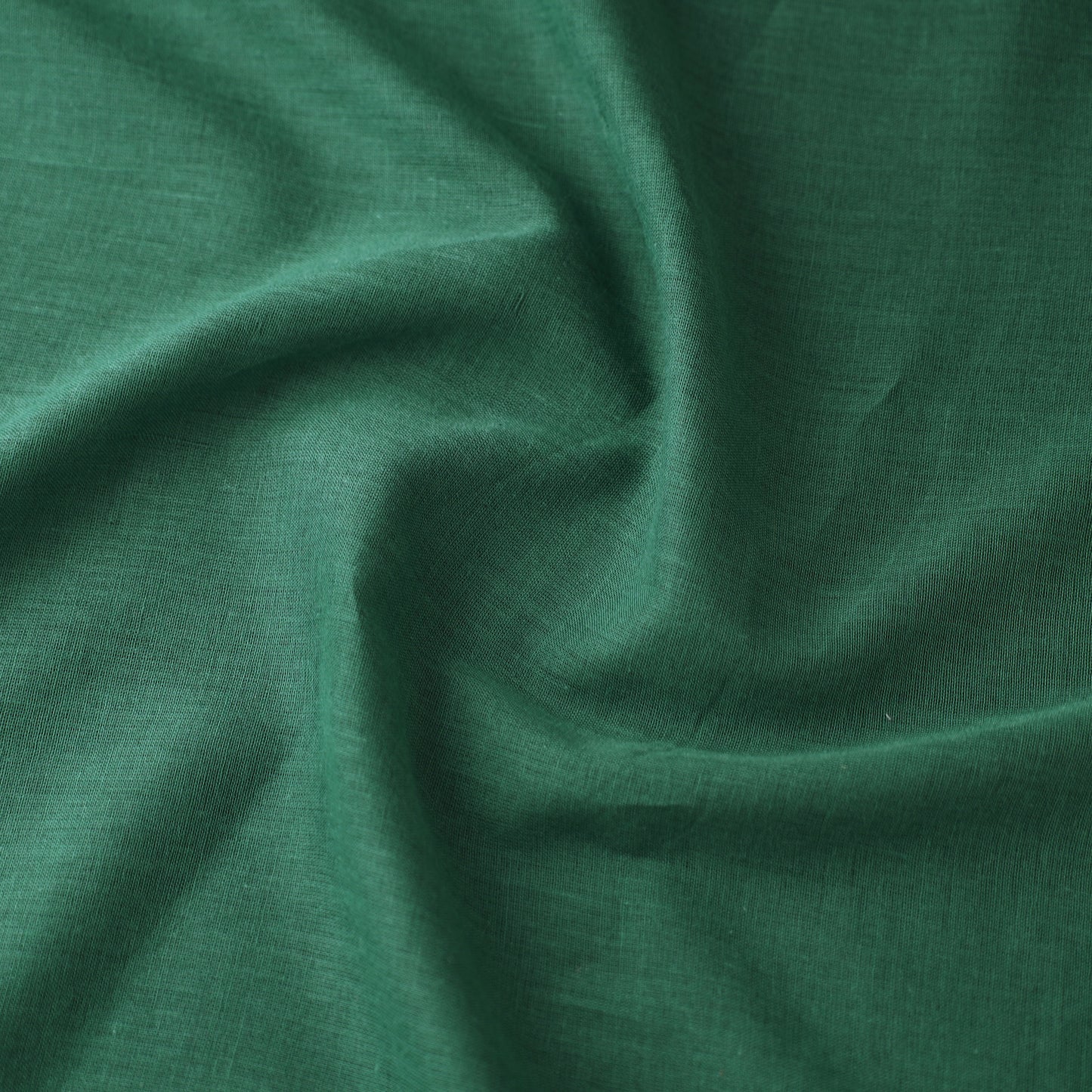 Green - Prewashed Plain Dyed Cotton Fabric 03