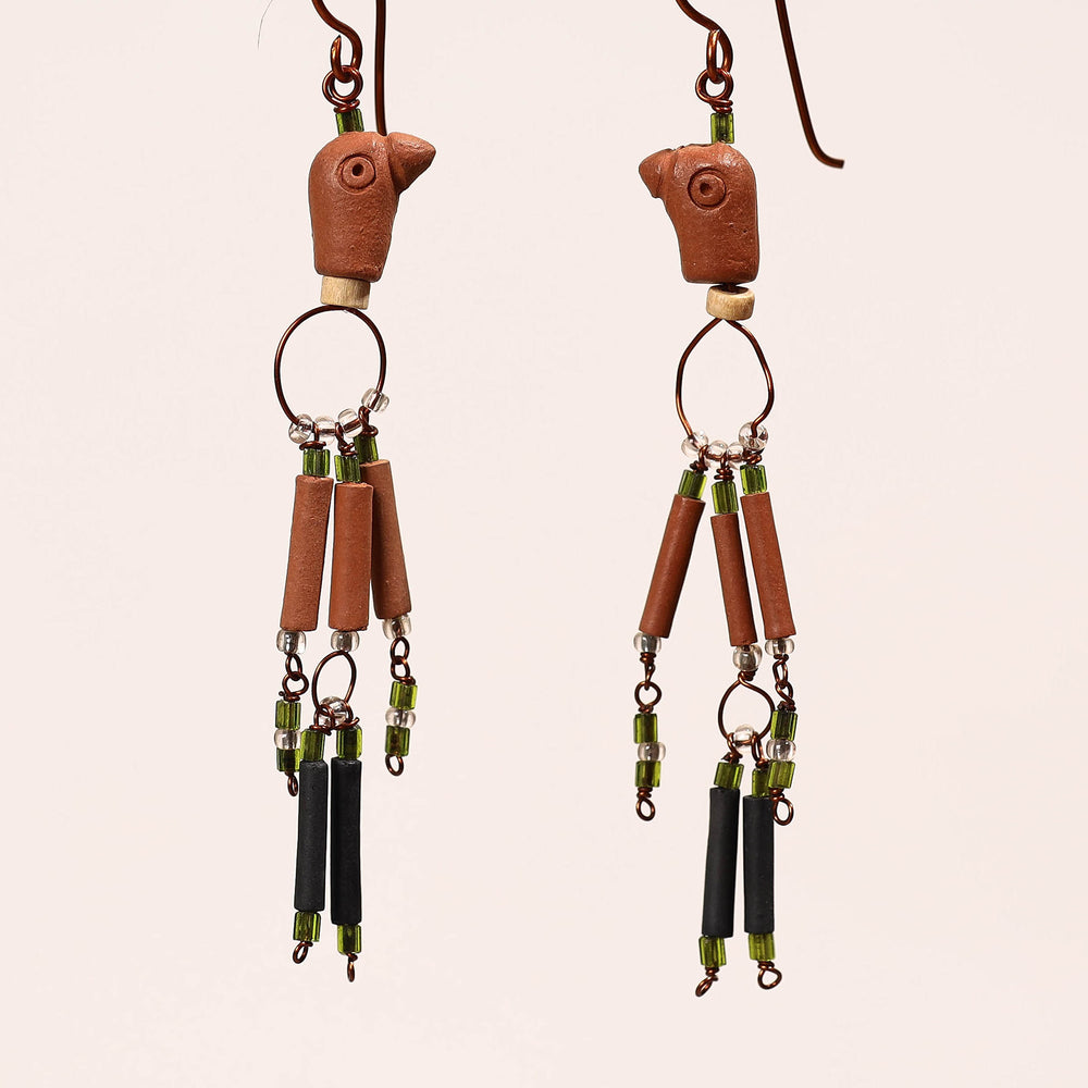 Terracotta Clay Handmade Earrings