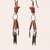 terracotta earrings