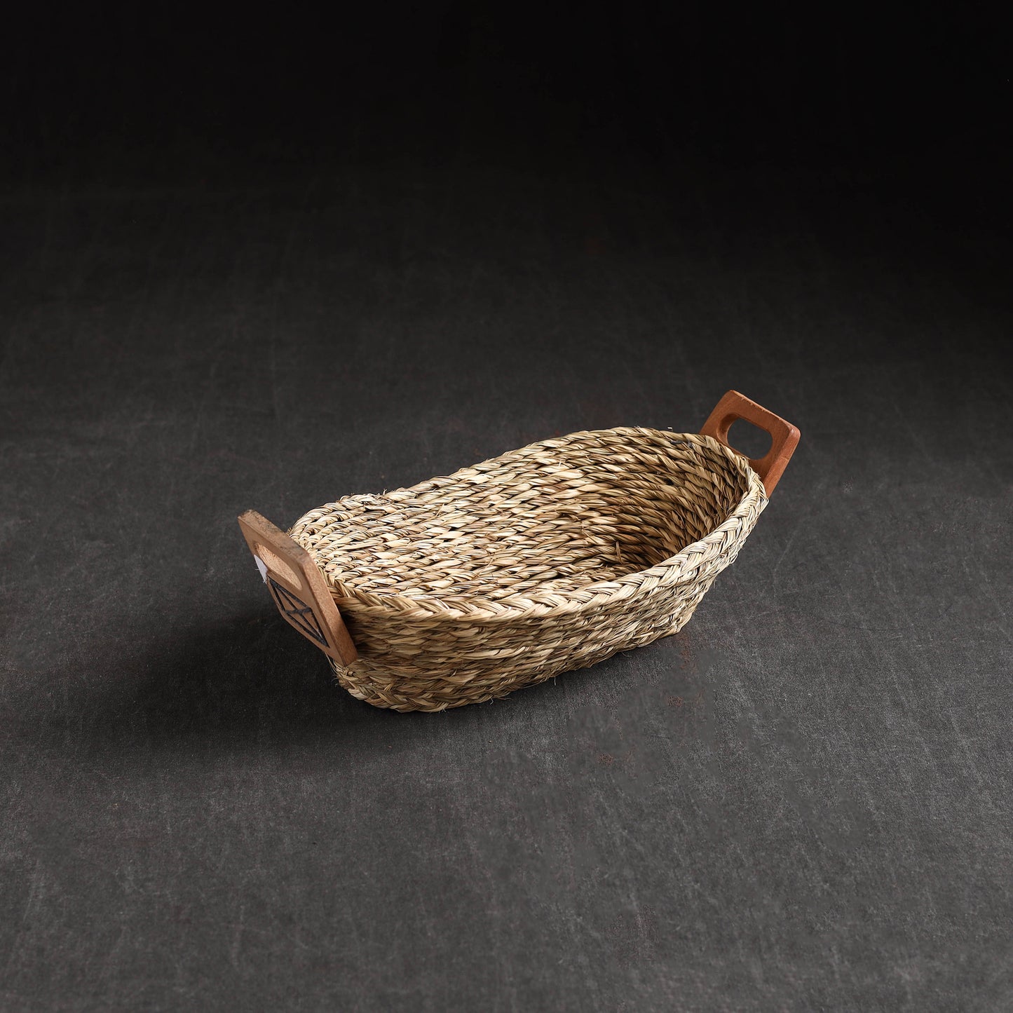 Brown - Kadam Haat Handmade Sabai Grass Bread Basket ( Set of 2)