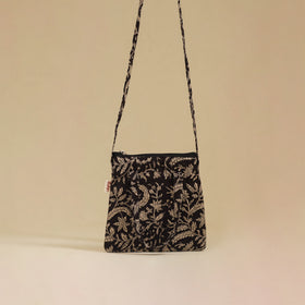 Handcrafted Quilted Sling Bag 37