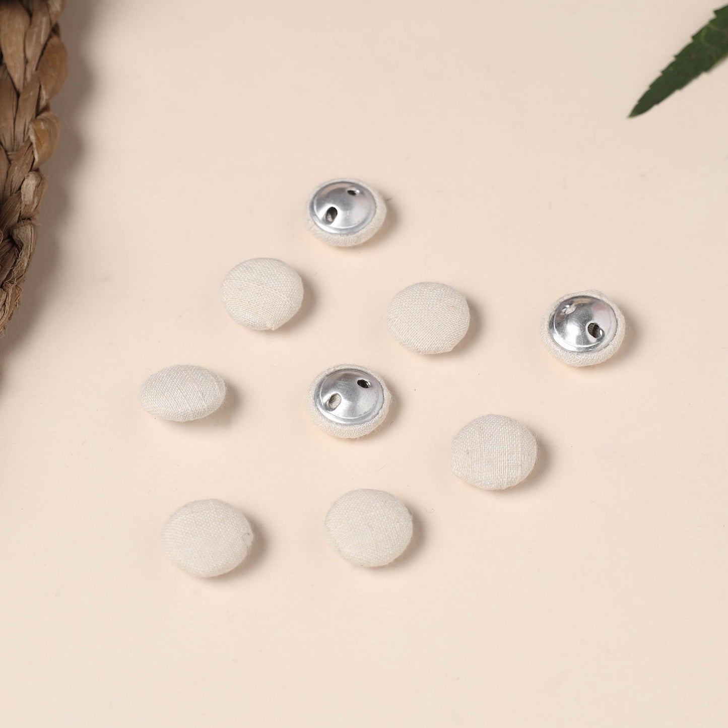  Buttonbaaz Handmade Fabric Button Small 