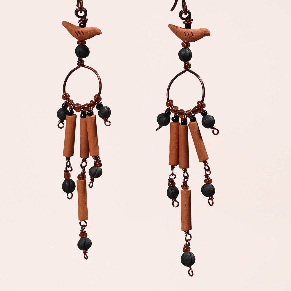 Terracotta Clay Handmade Earrings