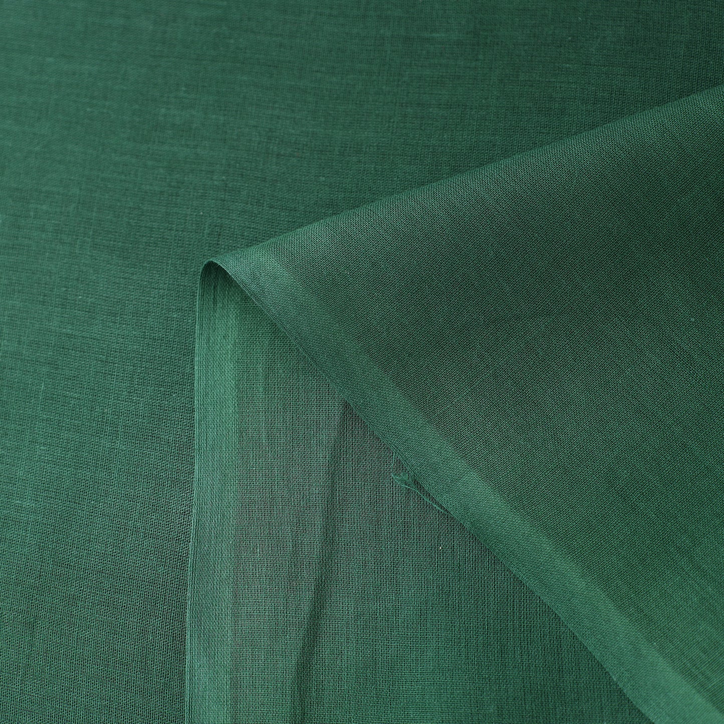 Green - Prewashed Plain Dyed Cotton Fabric 03