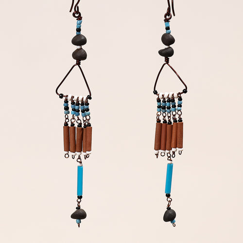 terracotta earrings