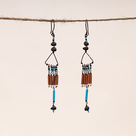 Terracotta Clay Handmade Earrings