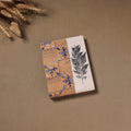 Multi colour - handmade Paper Notebook with Eco Leaf Print Kantha Work 08