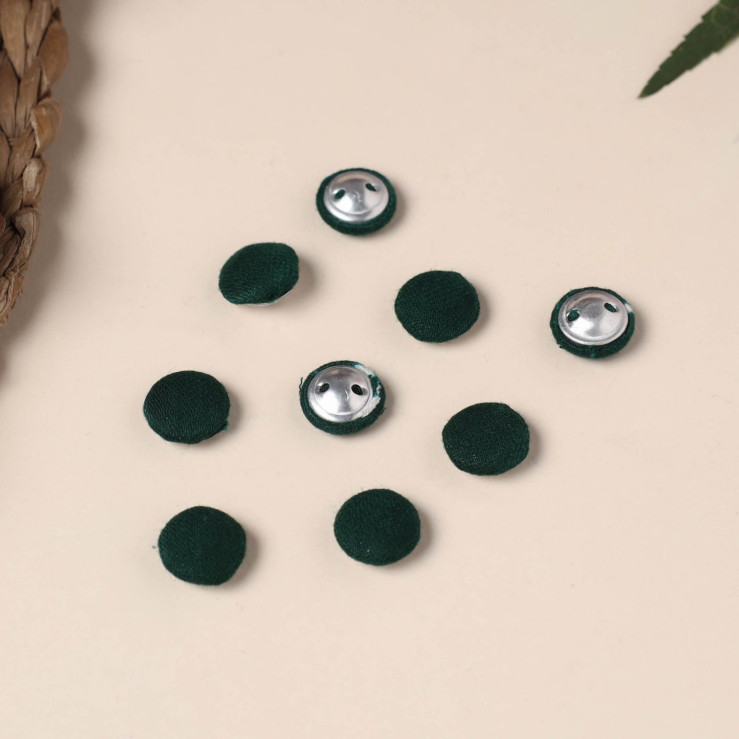  Buttonbaaz Handmade Fabric Button Small 