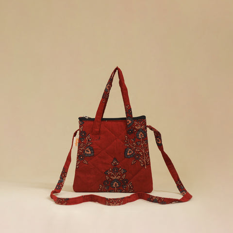 Handcrafted Quilted Sling Bag 41