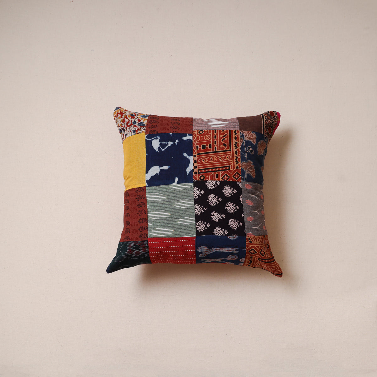 Patchwork Cushion Cover (16 x 16 in) 42