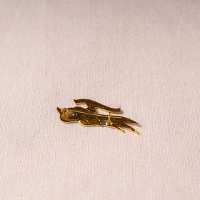  Handcrafted Paka Meenakari Saree Pin 