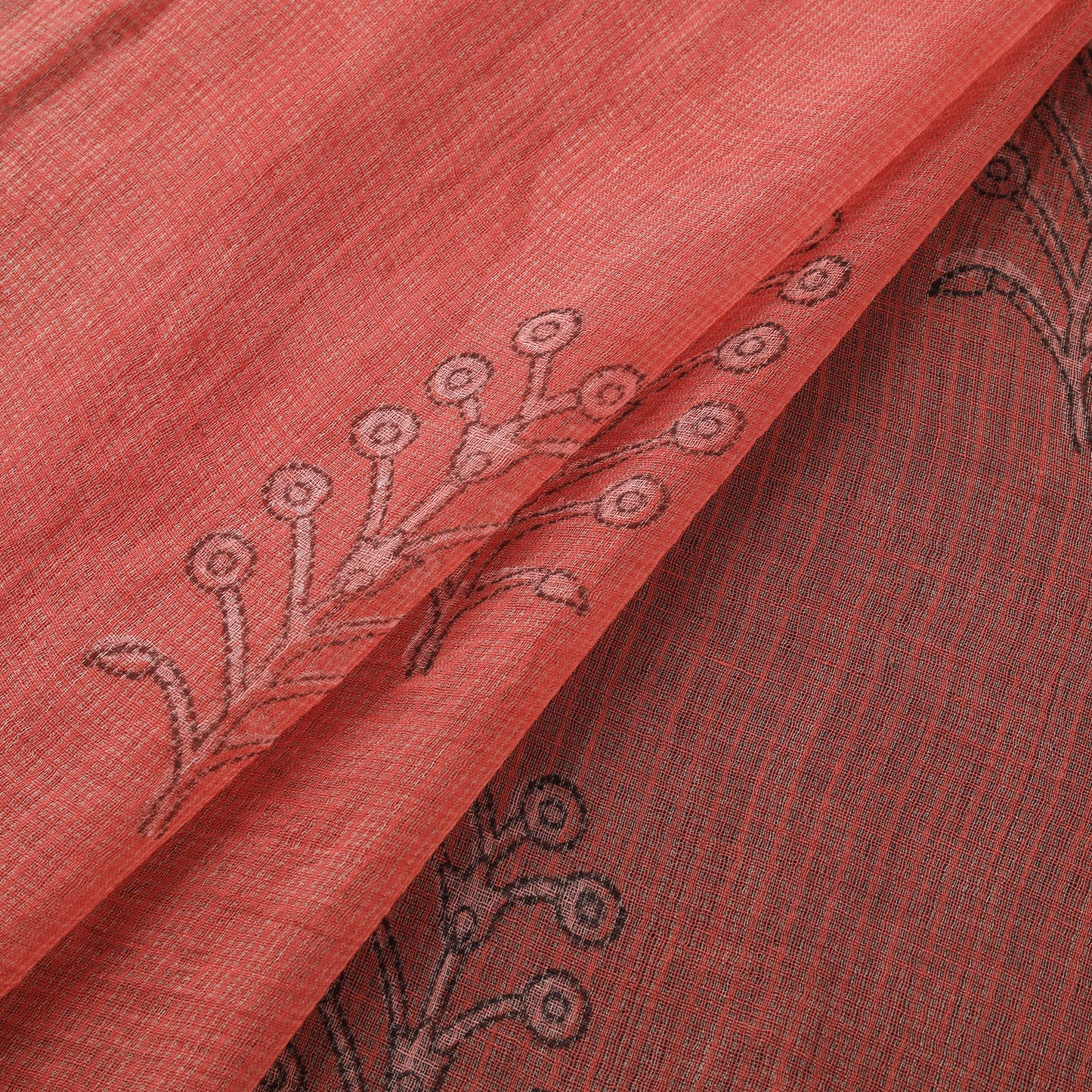 Akola Hand Block Print Kota Doria Cotton Fabric 53