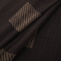 Brown - Akola Hand Block Print Kota Doria Cotton Fabric 01