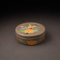 Floral Handpainted Enamelware Stainless Steel Masala Box (7 x 7 in) 18