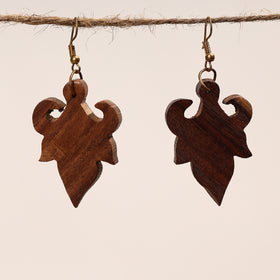 sheesham wooden earrings
