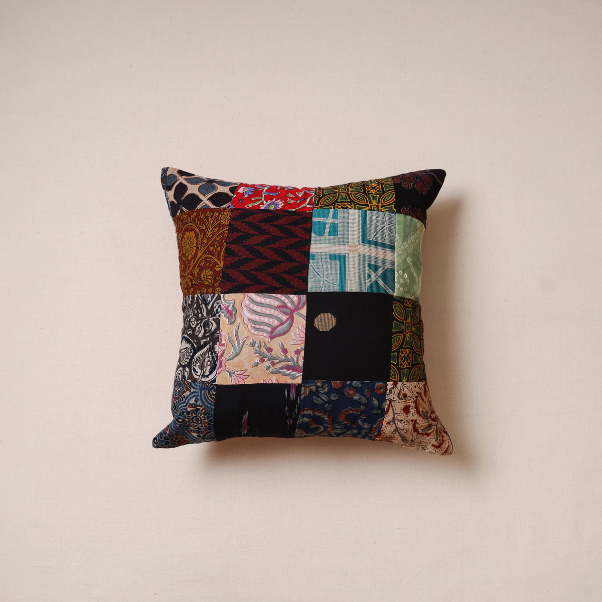 Patchwork Cushion Cover (16 x 16 in) 48