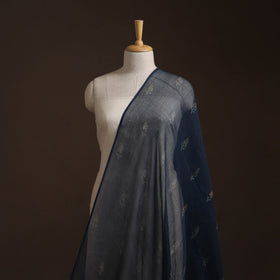 Blue - Akola Hand Block Print Kota Doria Cotton Fabric 03