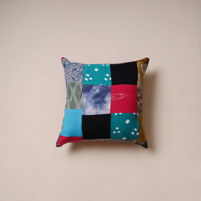 Patchwork Cushion Cover (16 x 16 in) 49