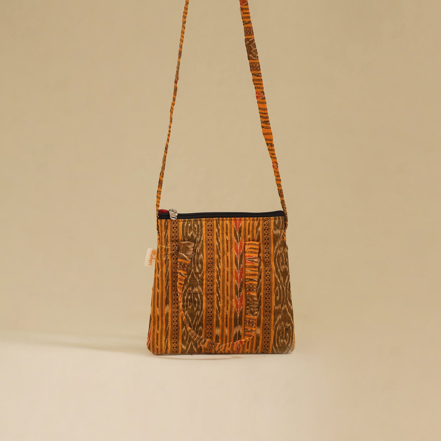 Handcrafted Quilted Sling Bag 46