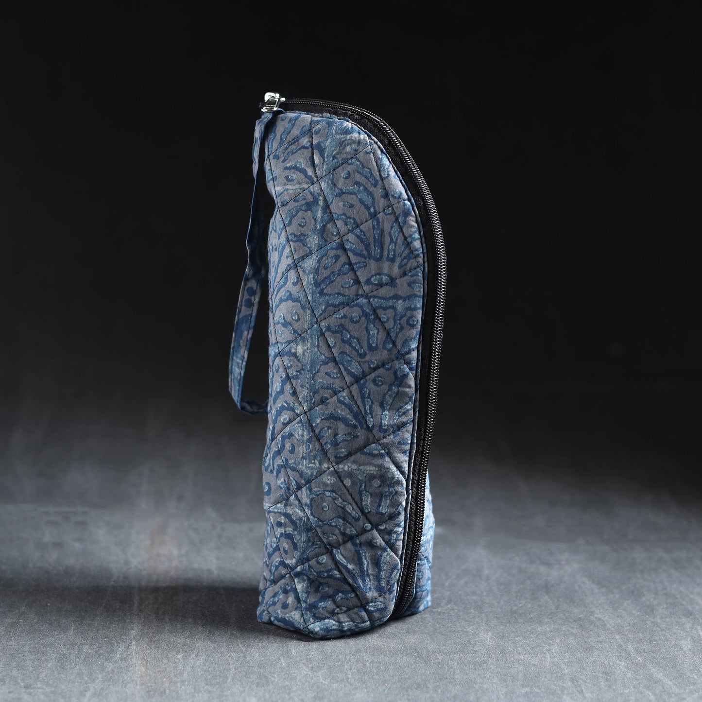  Blue Handmade Cotton 1L Water Bottle Cover