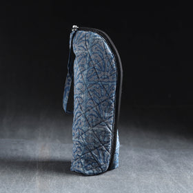  Blue Handmade Cotton 1L Water Bottle Cover