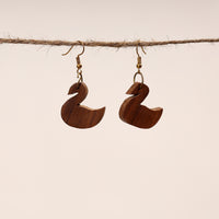 sheesham wood earrings